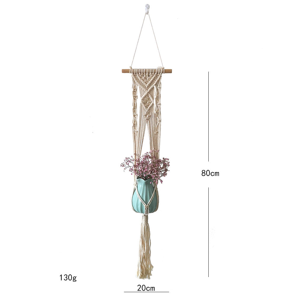 Macrame Flower Holder with Elegant Design | Thrascher