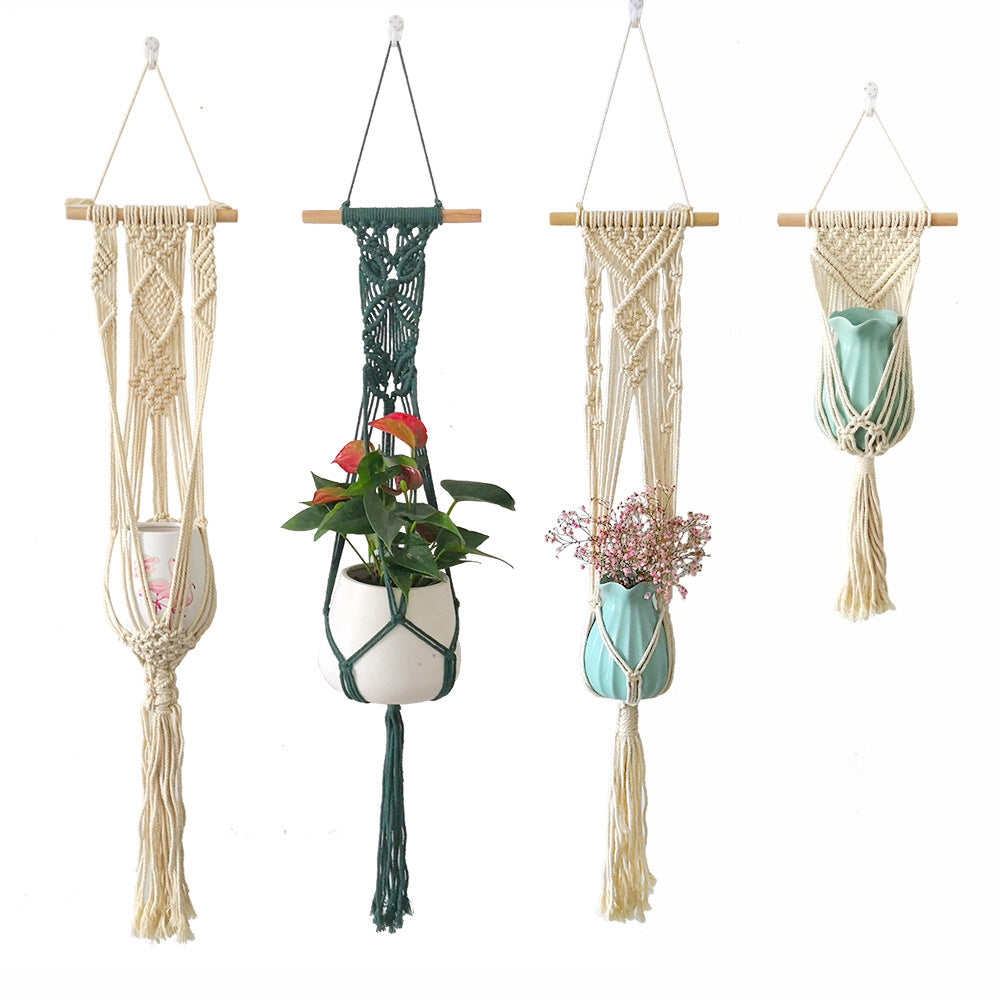 Macrame Flower Holder with Elegant Design | Thrascher