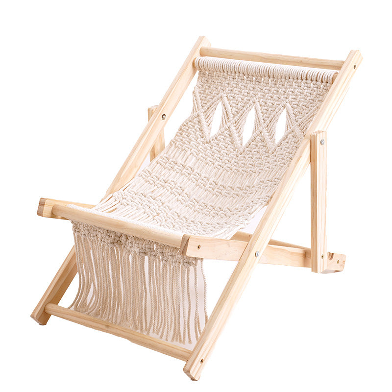 Macrame Folding Lounge Chair | Thrascher