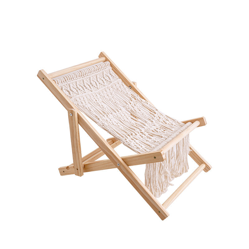 Macrame Folding Lounge Chair | Thrascher
