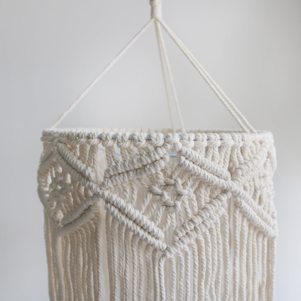 Macrame Hanging Lamp | Thrascher