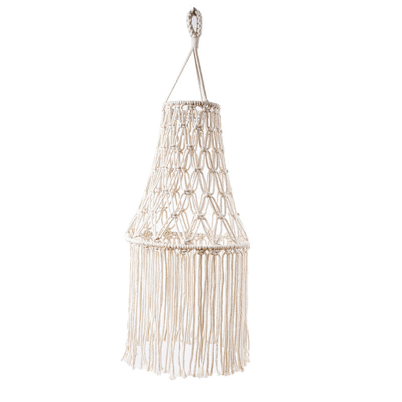 Macrame Hanging Lantern 12 × 30 Inch | Thrascher