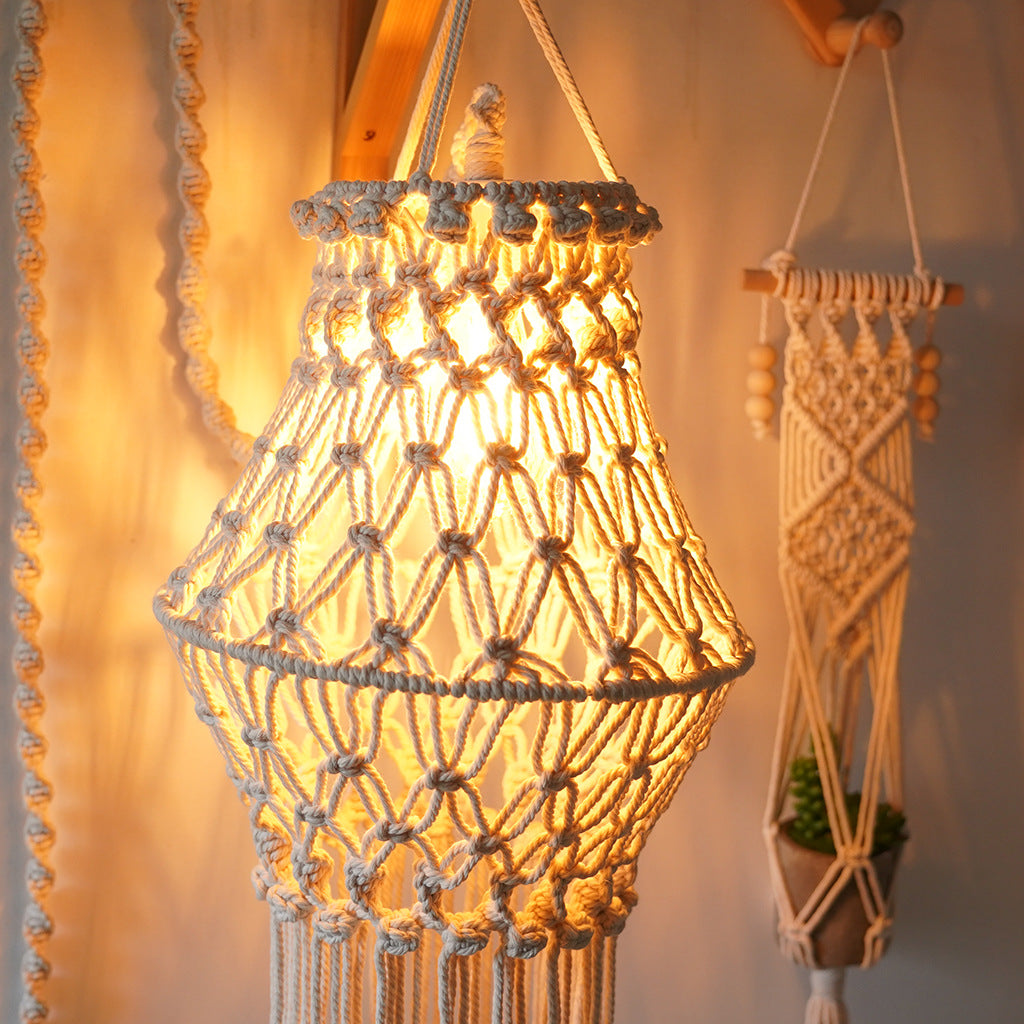 Macrame Hanging Lantern | Thrascher