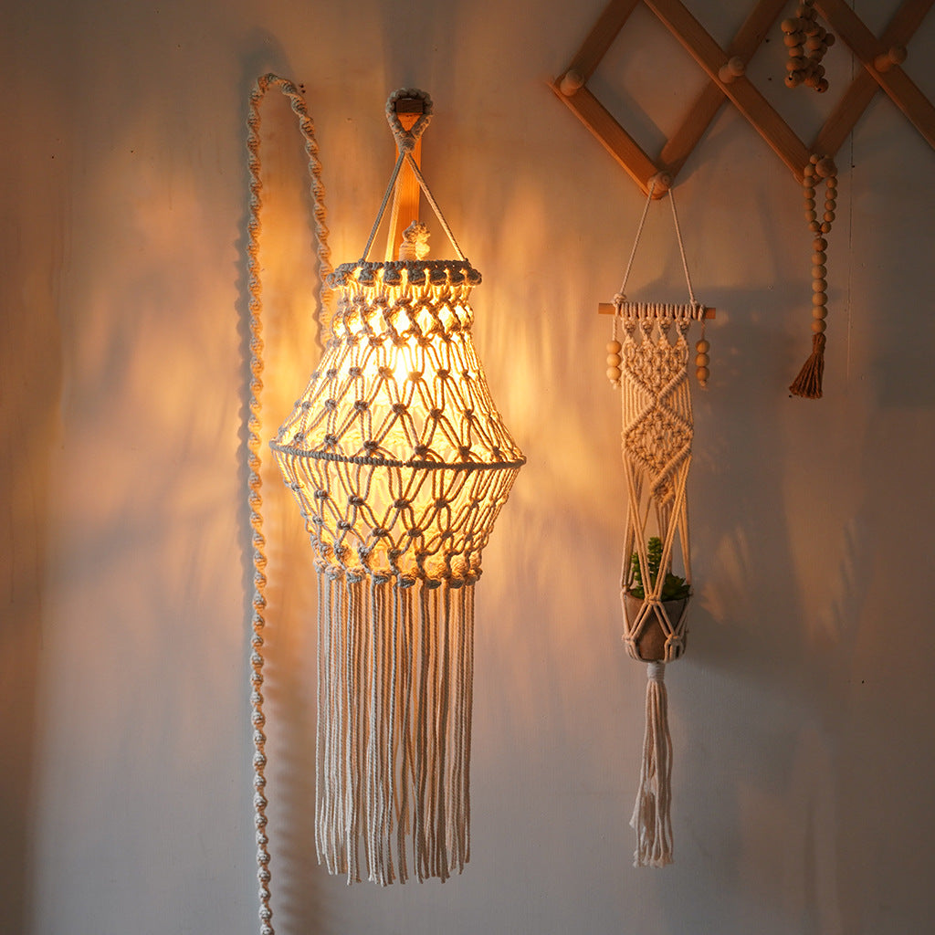 Macrame Hanging Lantern | Thrascher