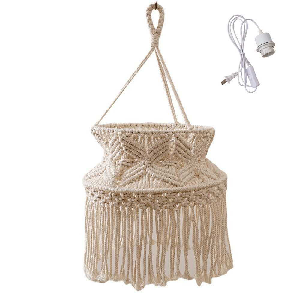 Macrame Hanging Planter Single Shade Plug-in | Thrascher