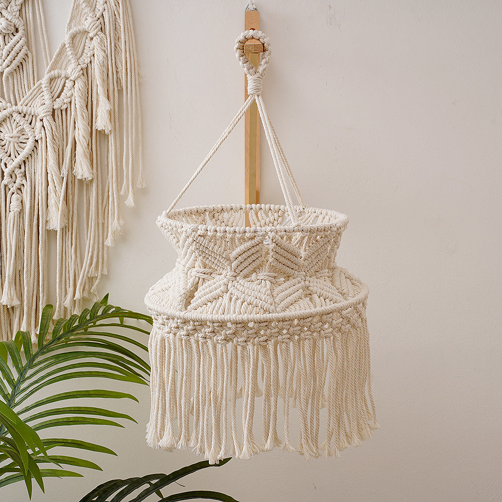 Macrame Hanging Planter Single Shade Plug-in | Thrascher