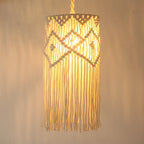Macrame Hanging Planter Single Shade Plug-in | Thrascher