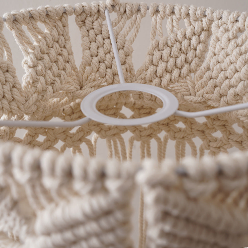 Macrame Hanging Planter Single Shade Plug-in | Thrascher