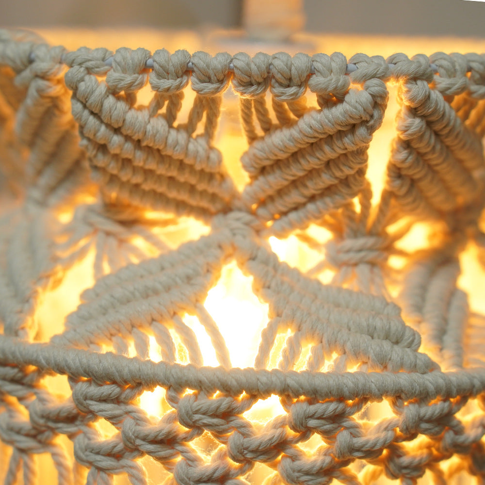 Macrame Hanging Planter Single Shade Plug-in | Thrascher