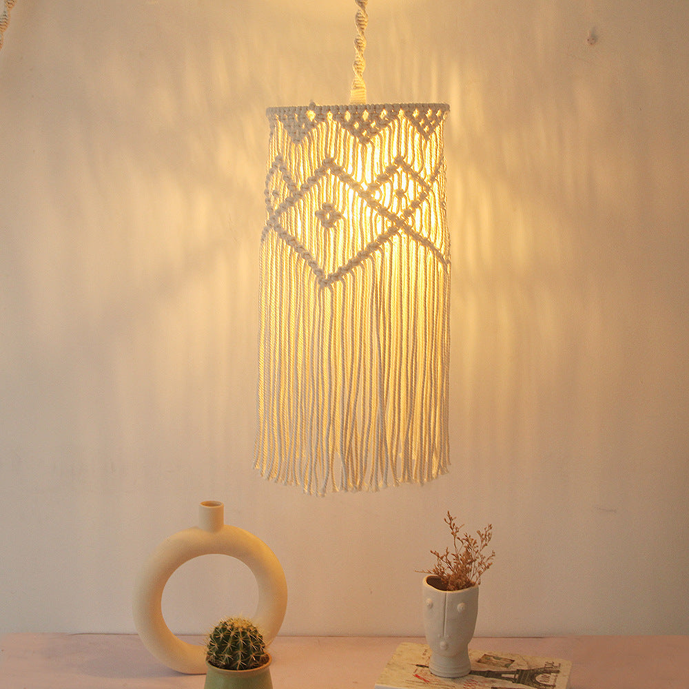 Macrame Hanging Planter Single Shade Plug-in | Thrascher