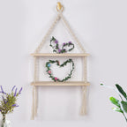 Macrame Hanging Shelf Shelving | Thrascher