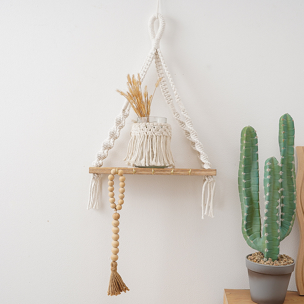 Macrame Hanging Shelf | Thrascher
