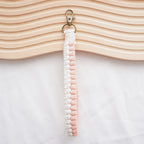 Macrame Keychain Holder Apricot Blue | Thrascher