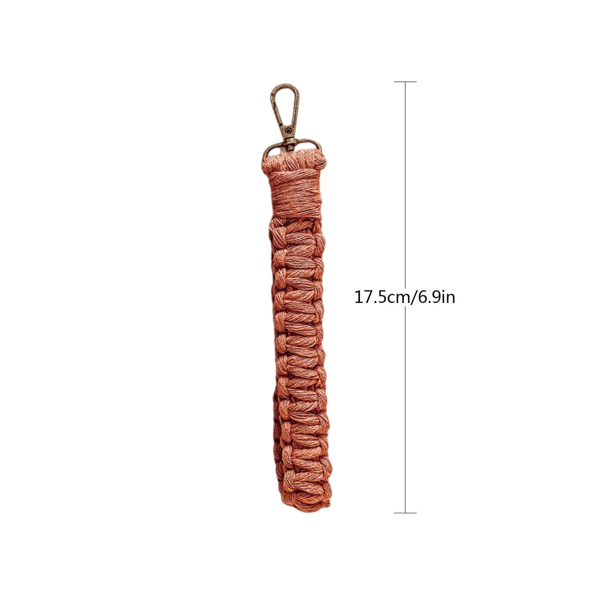 Macrame Keychain Holder with Clip | Thrascher