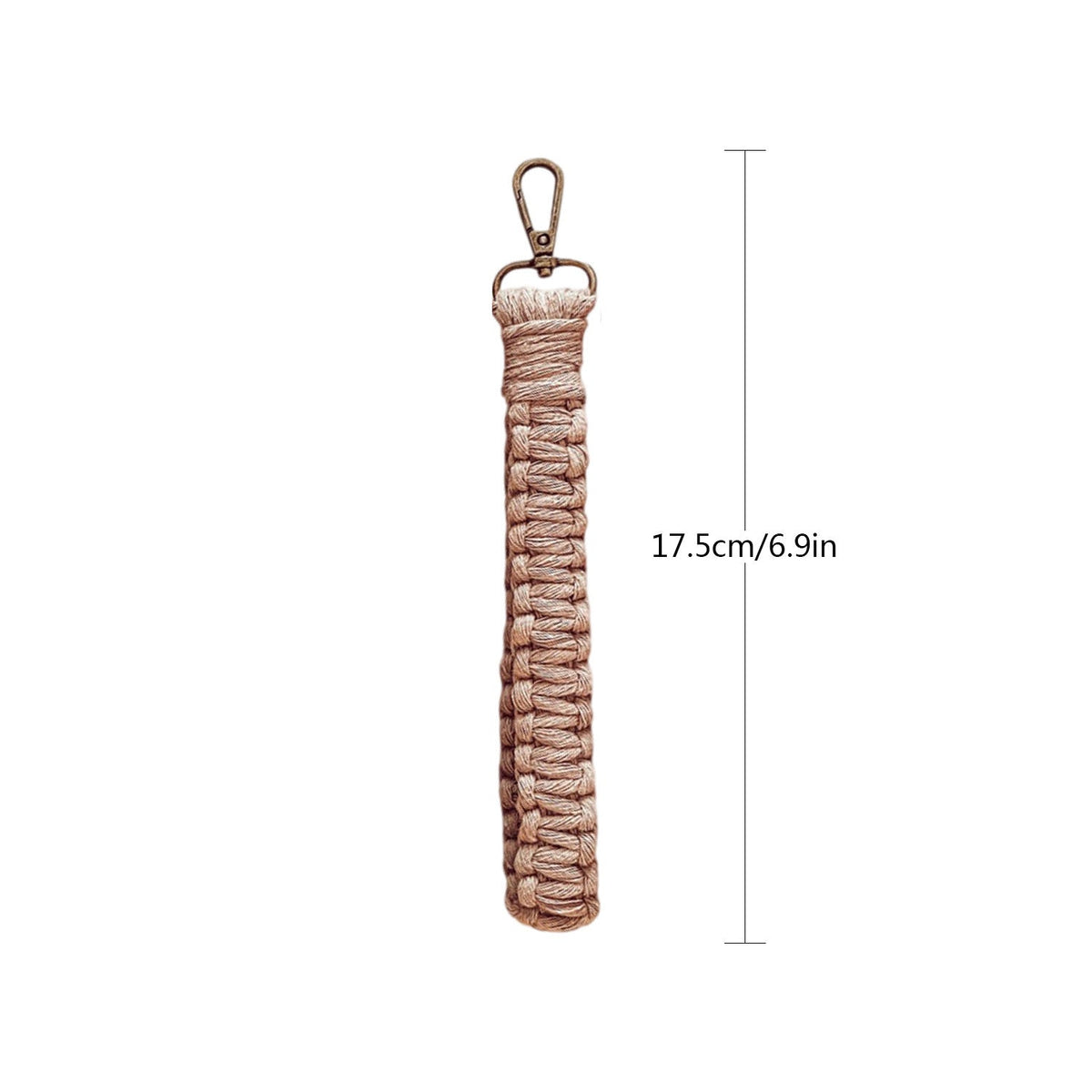 Macrame Keychain Holder with Clip | Thrascher
