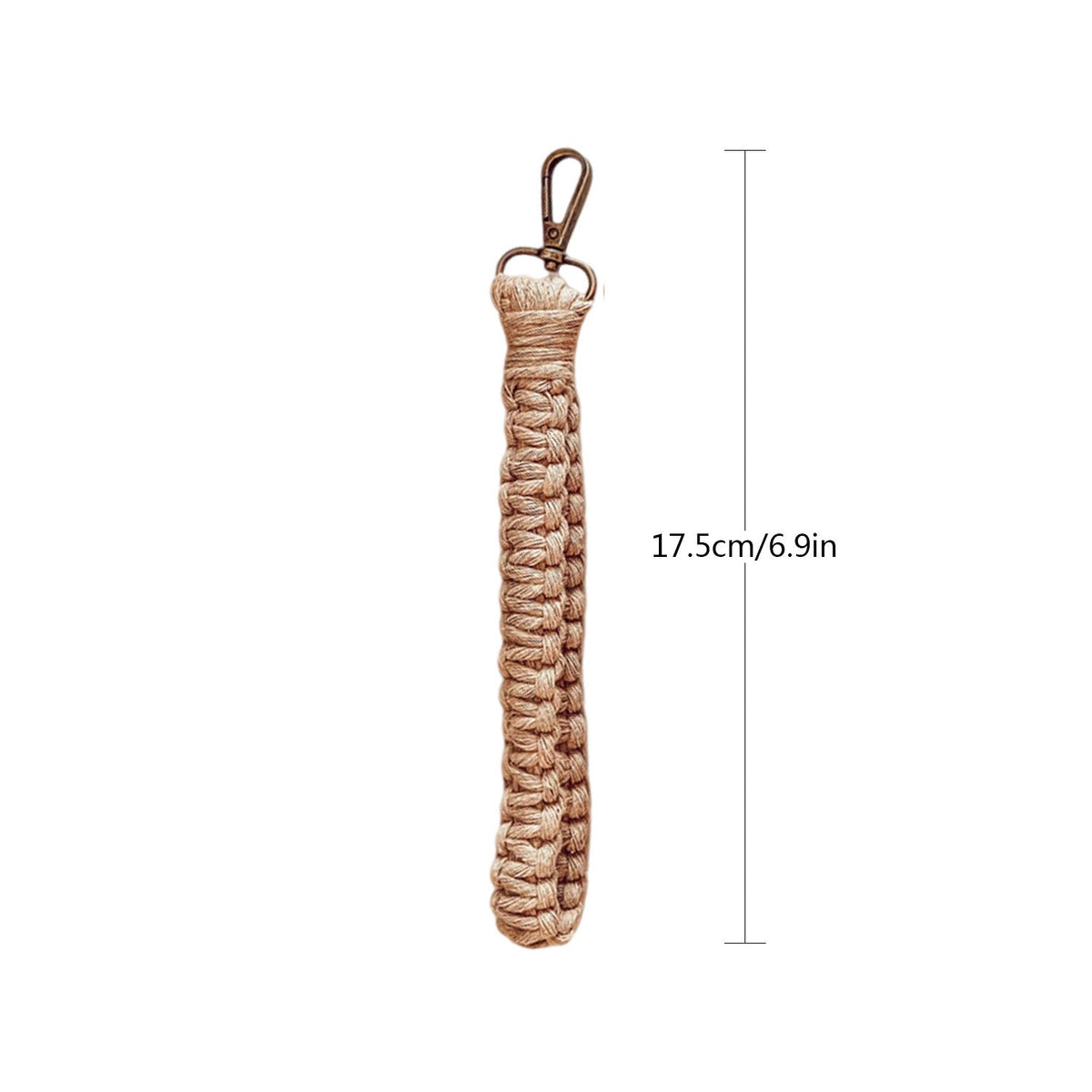 Macrame Keychain Holder with Clip | Thrascher