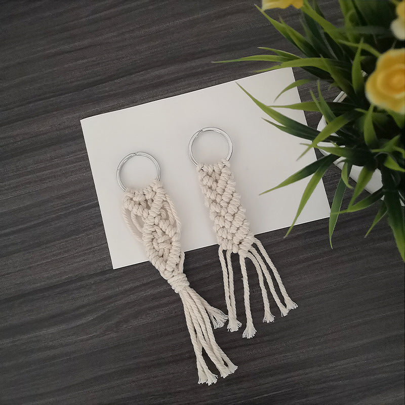 Macrame Keychain Set with Decorative Fringes | Thrascher