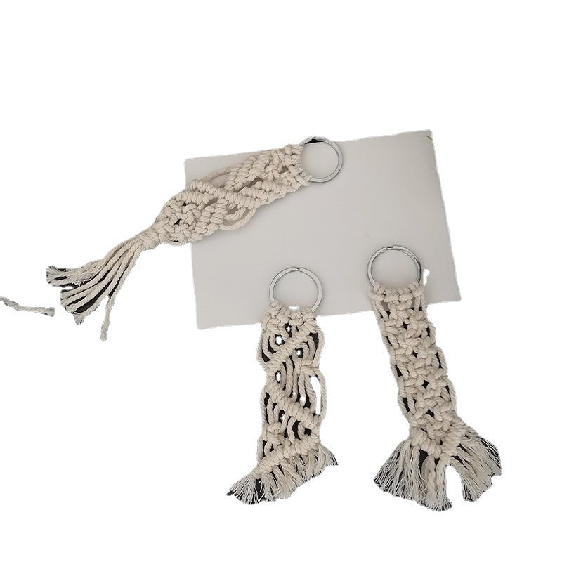 Macrame Keychain Set with Decorative Fringes | Thrascher