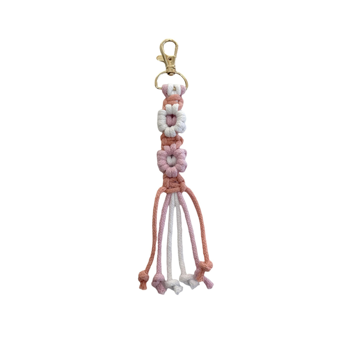 Macrame Keychain with Tassel | Thrascher