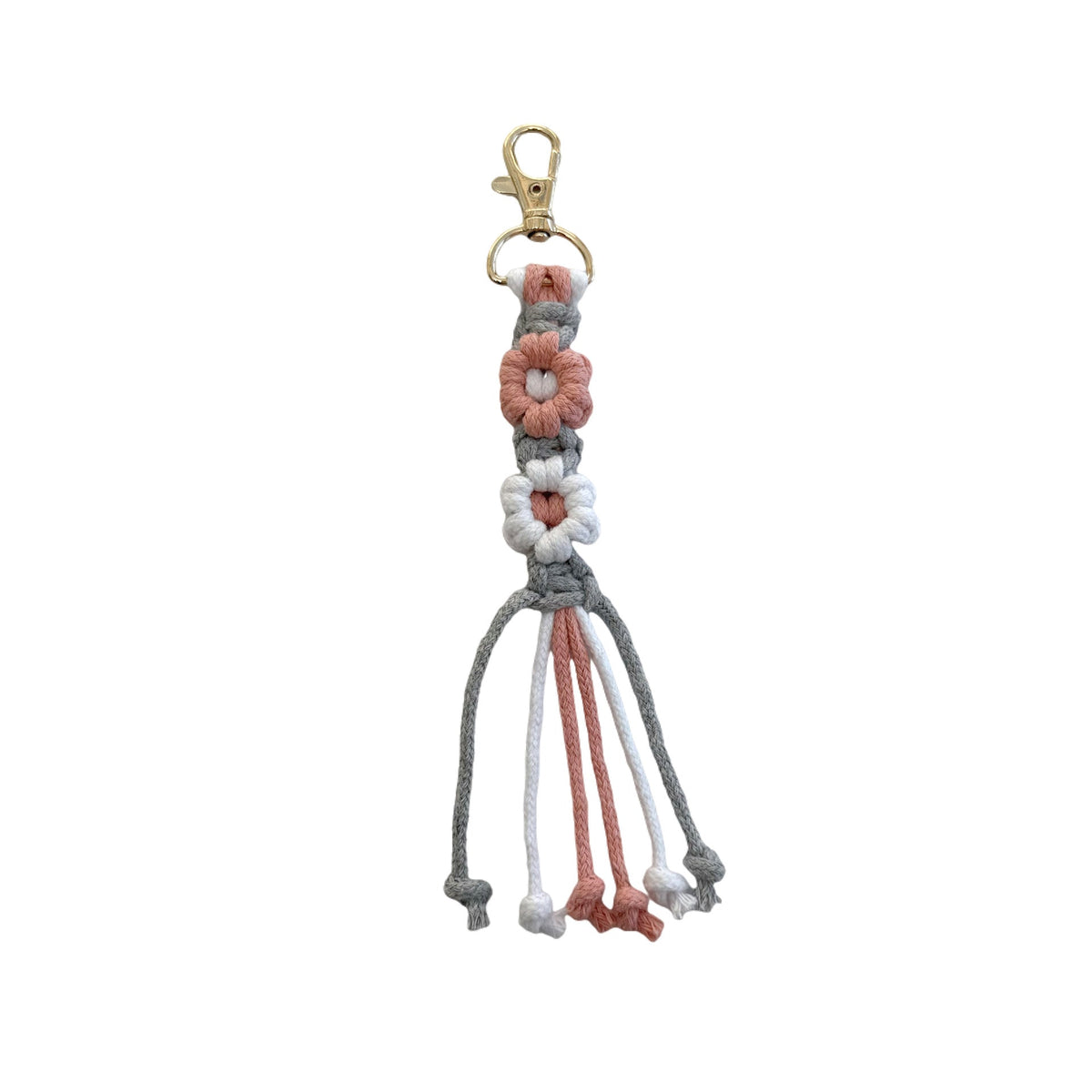 Macrame Keychain with Tassel | Thrascher