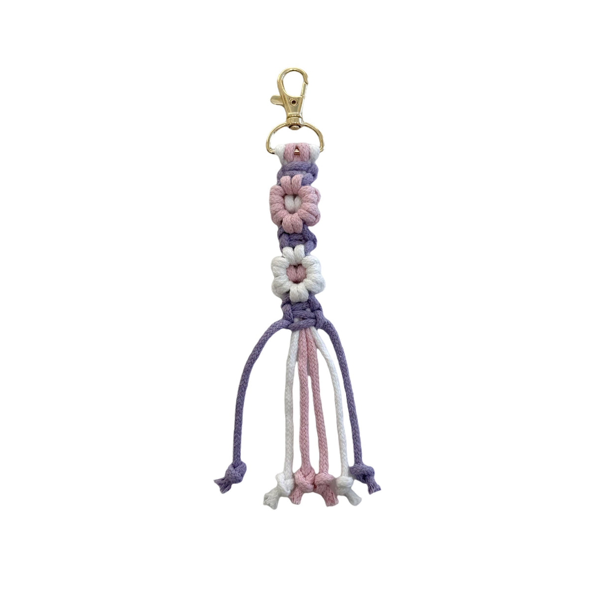 Macrame Keychain with Tassel | Thrascher