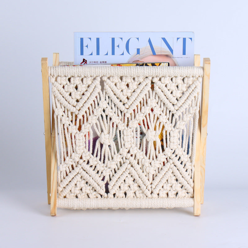 Macrame Magazine Rack | Thrascher