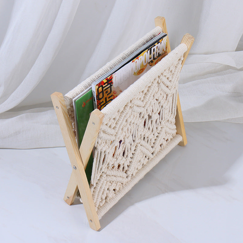 Macrame Magazine Rack | Thrascher