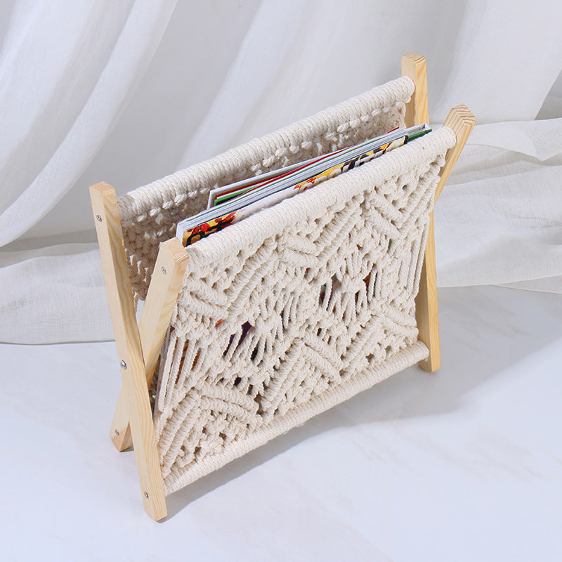 Macrame Magazine Rack | Thrascher