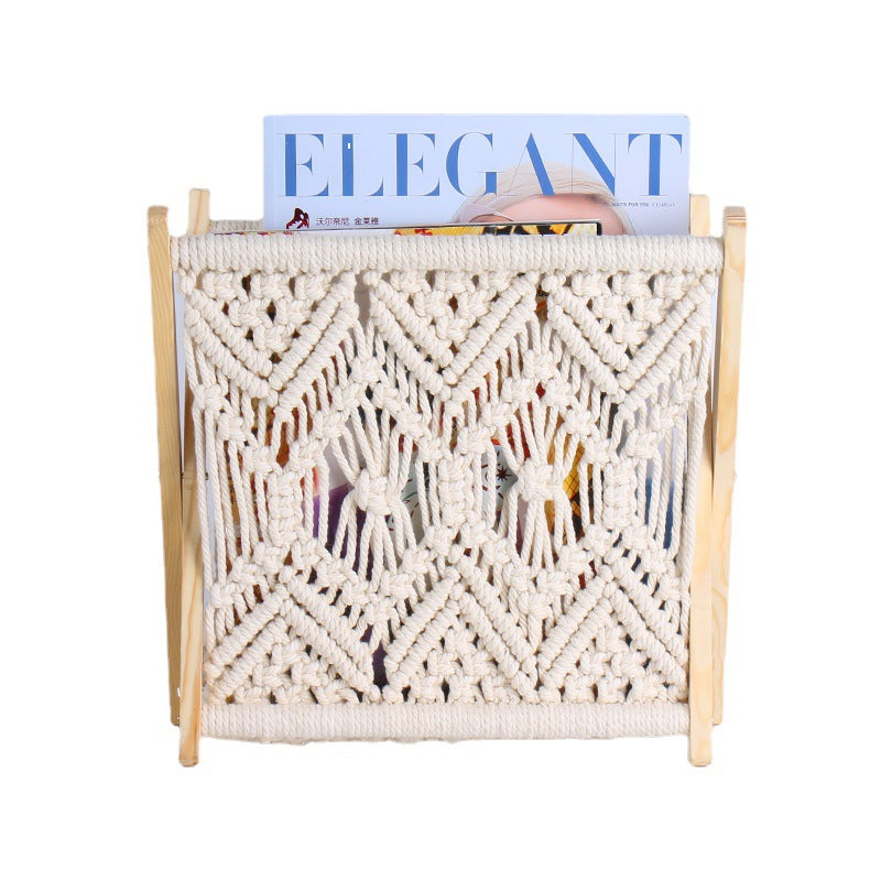 Macrame Magazine Rack | Thrascher