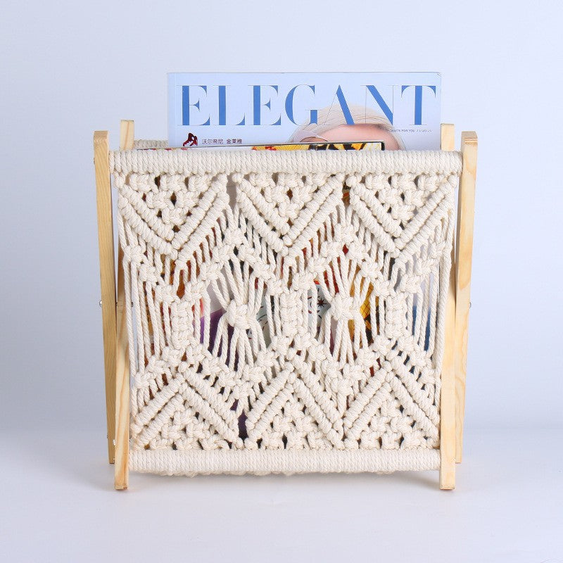 Macrame Magazine Rack | Thrascher