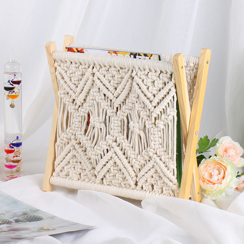 Macrame Magazine Rack | Thrascher