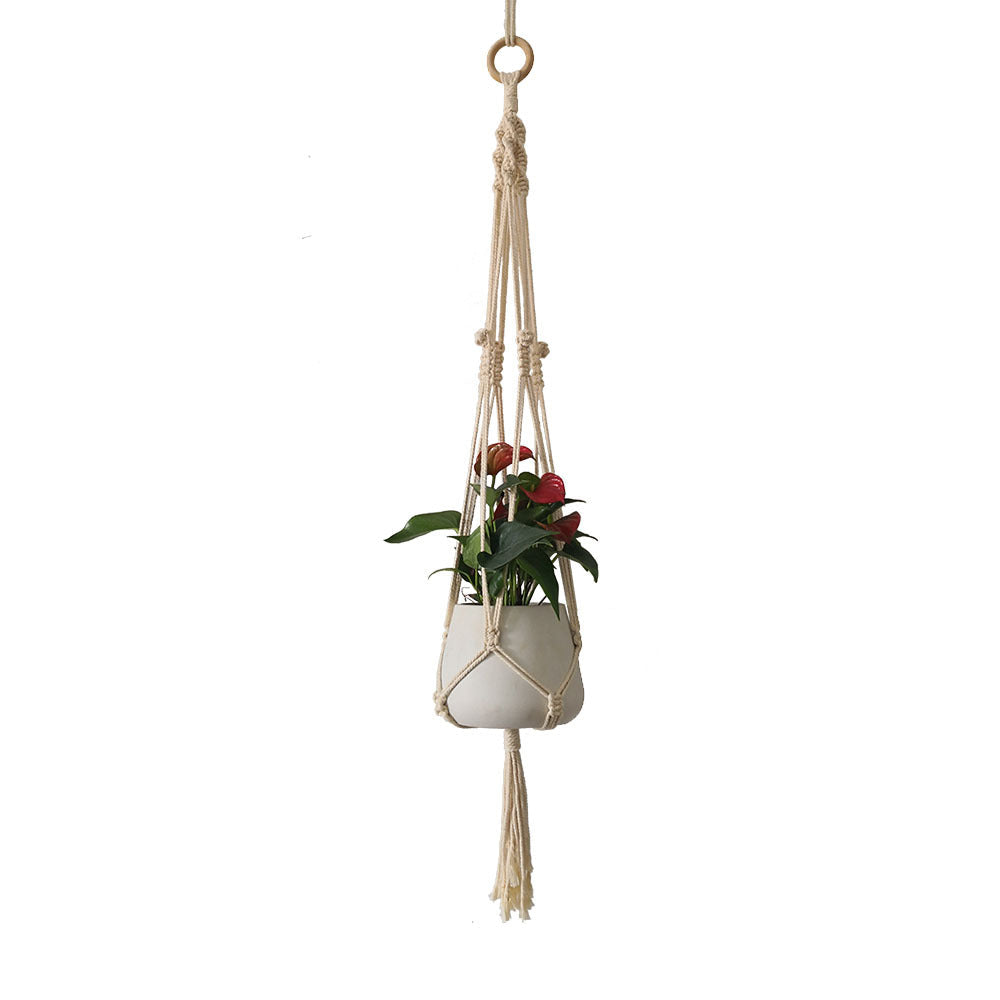 Macrame Plant Hanger Blue | Thrascher