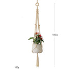 Macrame Plant Hanger Blue | Thrascher