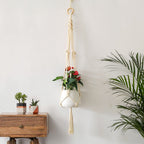 Macrame Plant Hanger Blue | Thrascher