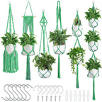 Macrame Plant Hanger Set | Thrascher