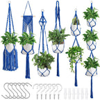 Macrame Plant Hanger Set | Thrascher