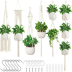 Macrame Plant Hanger Set | Thrascher