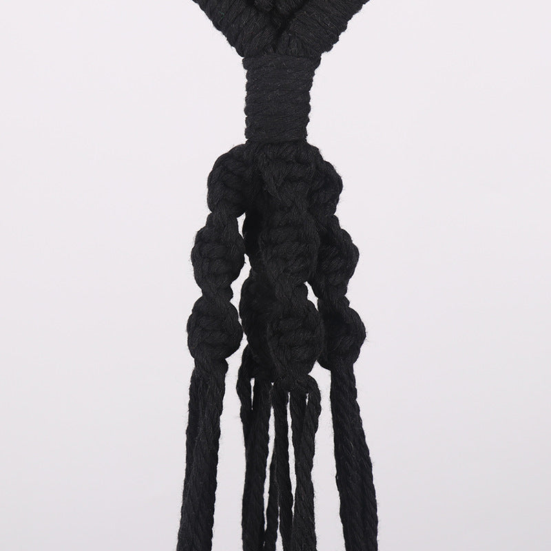 Macrame Plant Hanger with Decorative Design | Thrascher