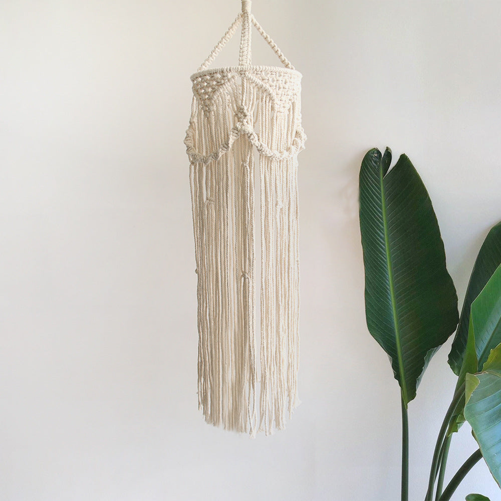 Macrame Plant Hanger with Decorative Fringes | Thrascher