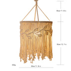 Macrame Plant Hanger with Decorative Fringes | Thrascher