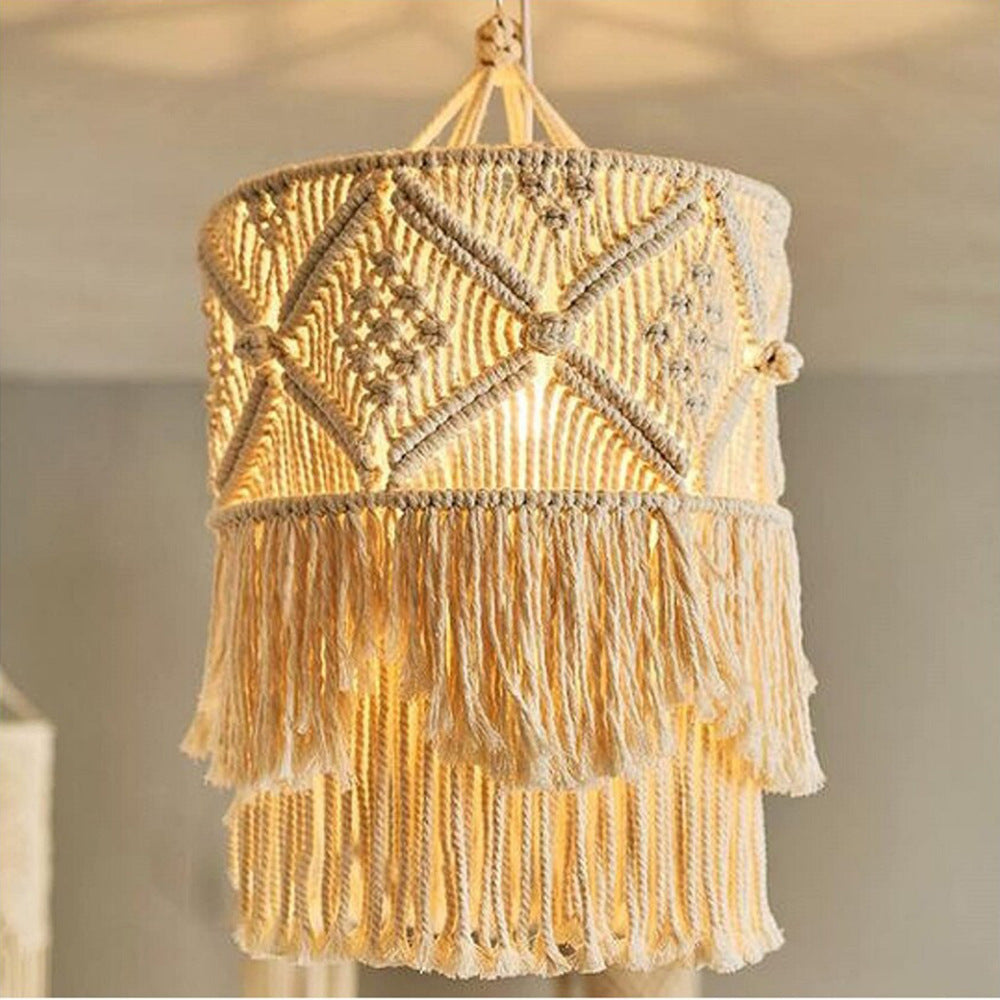 Macrame Plant Hanger with Decorative Fringes | Thrascher