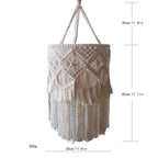 Macrame Plant Hanger with Decorative Fringes | Thrascher