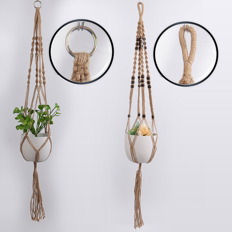 Macrame Plant Holder with Artistic Design | Thrascher