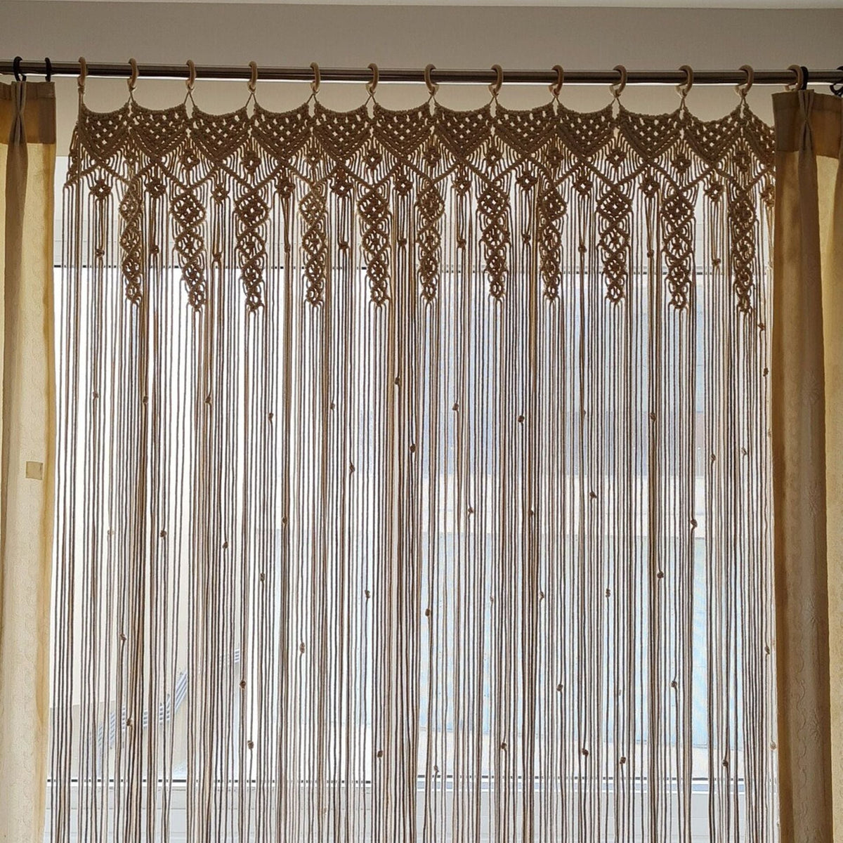 Macrame Room Divider Curtain | Thrascher