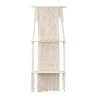 Macrame Shelf Board with Heart Design | Thrascher