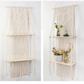 Macrame Shelf Board with Heart Design | Thrascher
