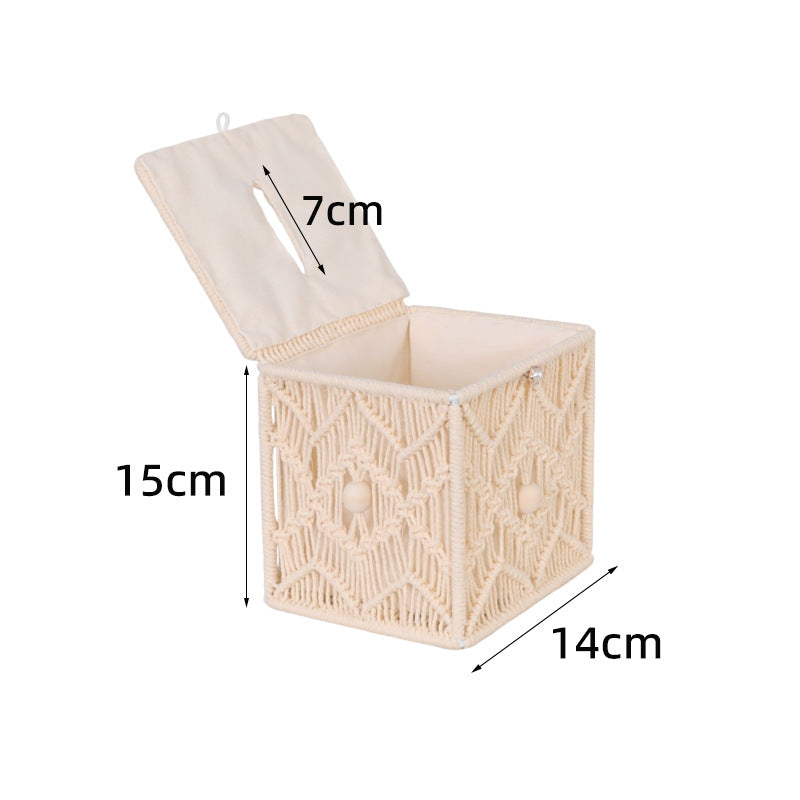 Macrame Storage Box | Thrascher