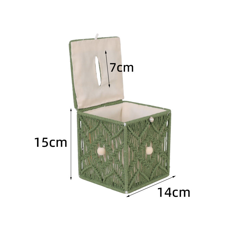 Macrame Storage Box | Thrascher
