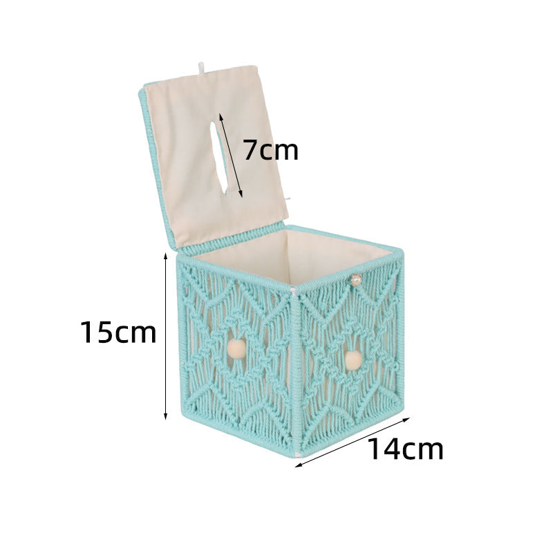 Macrame Storage Box | Thrascher