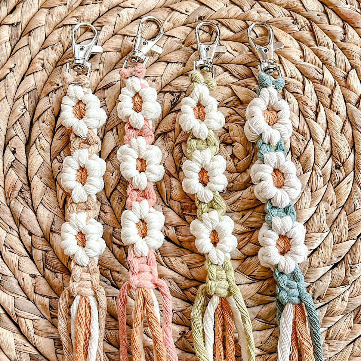 Macrame Tassel Keychain | Thrascher